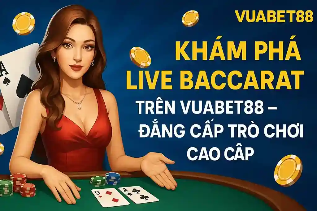 Khám Phá Live Baccarat Trên VUABET88 – Đẳng Cấp Trò Chơi Cao Cấp