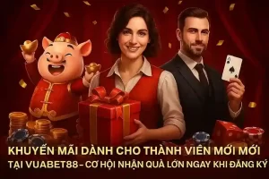 Khuyến Mãi Dành Cho Thành Viên Mới Tại VUABET88 – Cơ Hội Nhận Quà Lớn Ngay Khi Đăng Ký