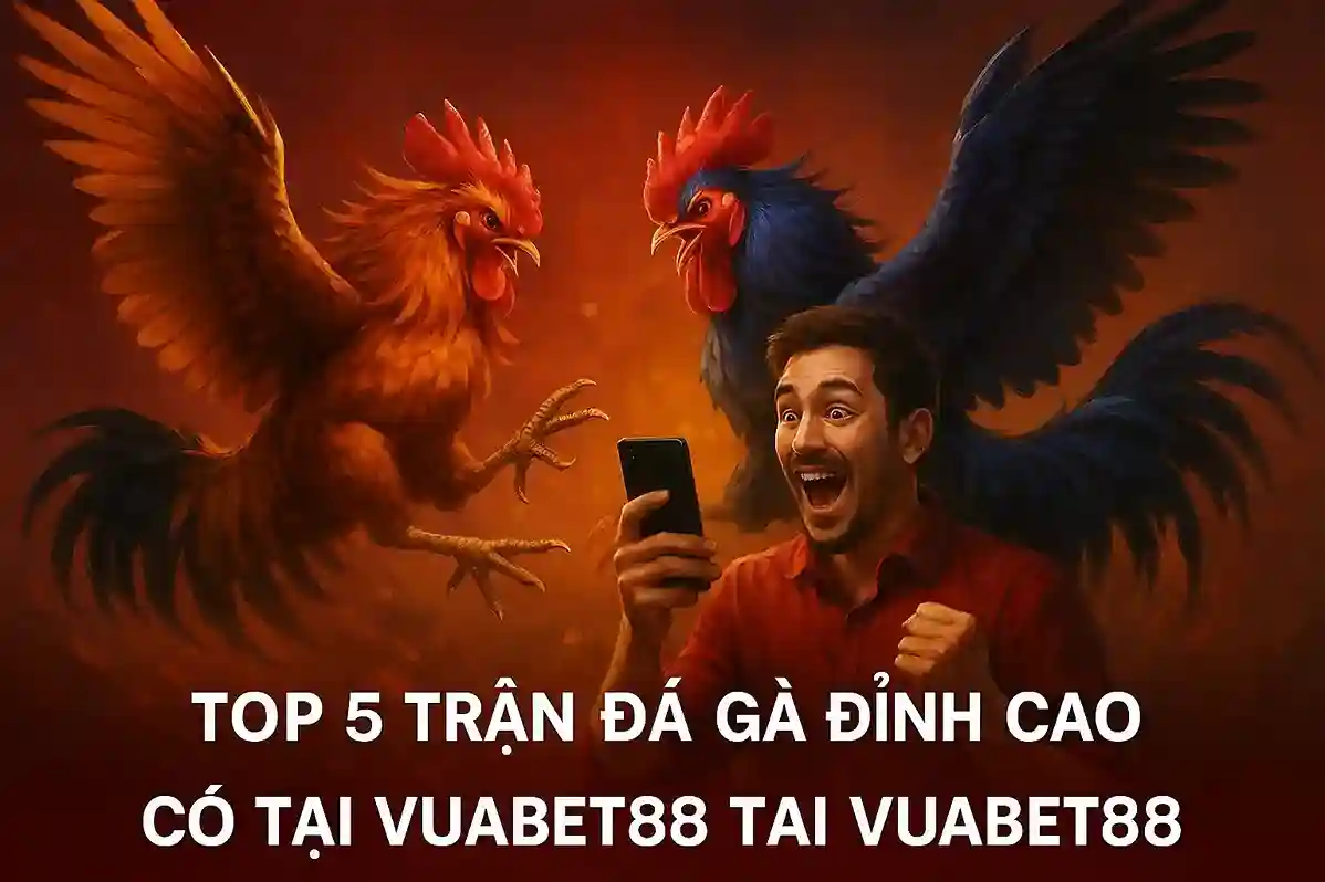 Top 5 Trận Đá Gà Đỉnh Cao Có Tại VUABET88 Vietnam Online Casino